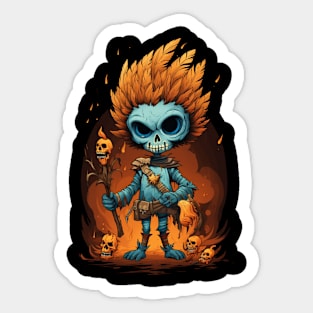 Skeleton tribesman Sticker